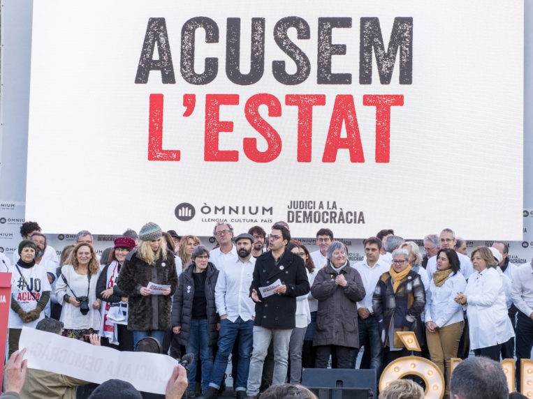 La Audiencia Nacional multa a Omnium a las puertas del juicio del 'procés' 1 Moncloa Omnium multa