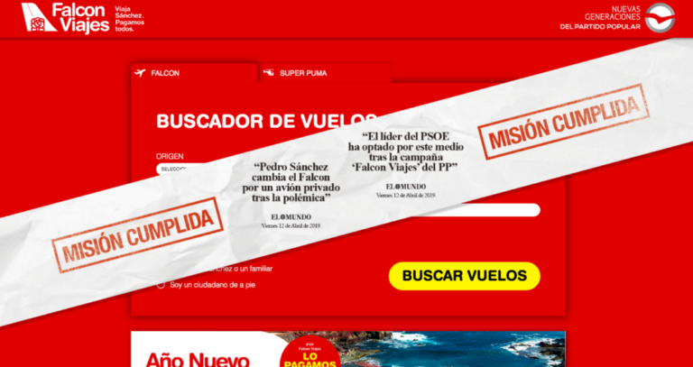 Falcon Viajes y Recupera PSOE, cuando los partidarios de Sánchez hicieron lo mismo que el PP
