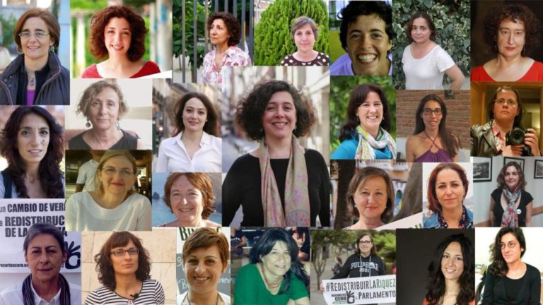 Recortes Cero hace gala de feminismo con 52 cabezas de lista al Congreso Recortes Cero hace gala de feminismo con 52 cabezas de lista al Congreso