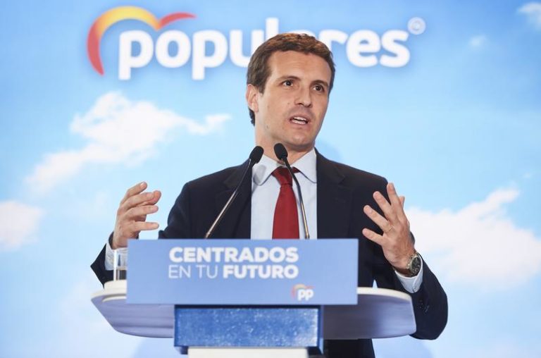 Casado teme que el PSOE devuelva a España a la crisis de 2008