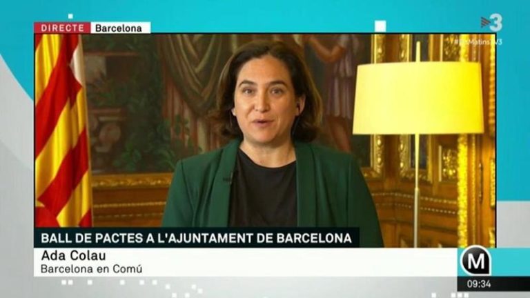 Colau antepone un acuerdo de las izquierdas a renovar como alcaldesa