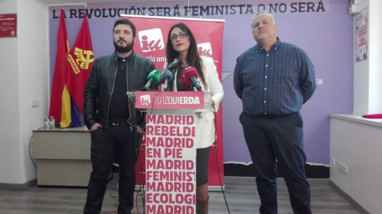 IU Madrid habla de «fracaso» y llama a la unión de la izquierda