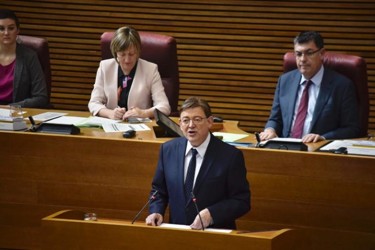 Ximo Puig, investido otra vez como ‘president’ de la Generalitat Valenciana