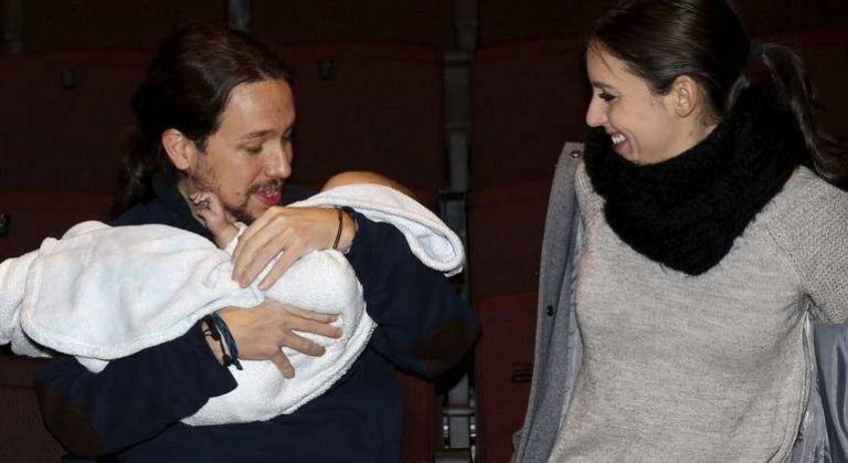 Irene Montero, Pablo Iglesias y otros políticos que han sido padres cuando estaban en el poder