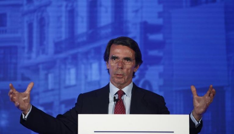 Aznar arremete contra la estrategia de Sánchez para la investidura: «hay un límite»