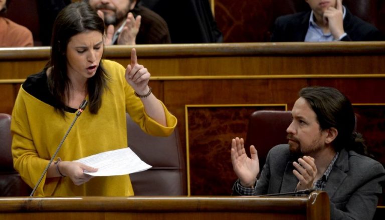 Irene Montero se convierte en el epicentro de los insultos a Podemos