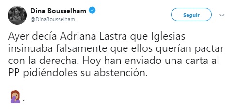 PP y Podemos critican la carta de los 66 diputados del PSOE 11 Moncloa Dina psoe