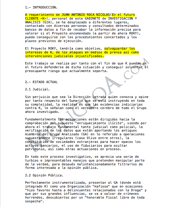 Villarejo trabajó para el cerebro del 'caso Malaya', Juan Antonio Roca 2 Moncloa Villarejo Roca