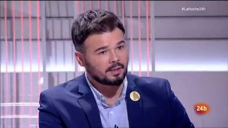 Rufián acusa al PSOE de retrasar la sentencia de los ERE de Andalucía