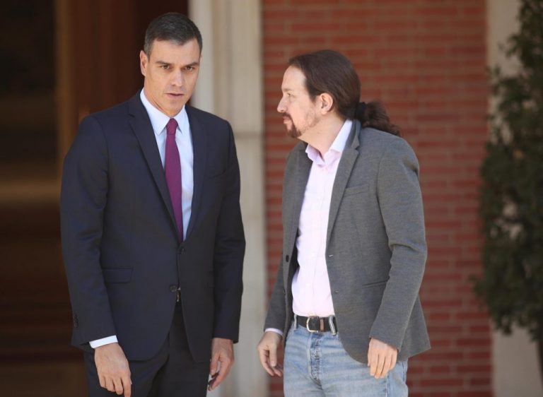 Iglesias confirma la inacción de Sánchez en Cataluña