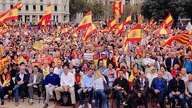 Cómo han sido los Doce de Octubre en Cataluña 1 Moncloa 12-O