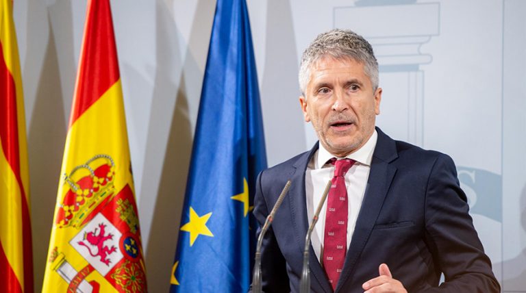 Marlaska califica la violencia en Cataluña como problemas de «orden público»