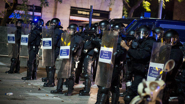 Pelotas de goma, ¿Sí o no? 2 Moncloa Mossos d'Esquadra