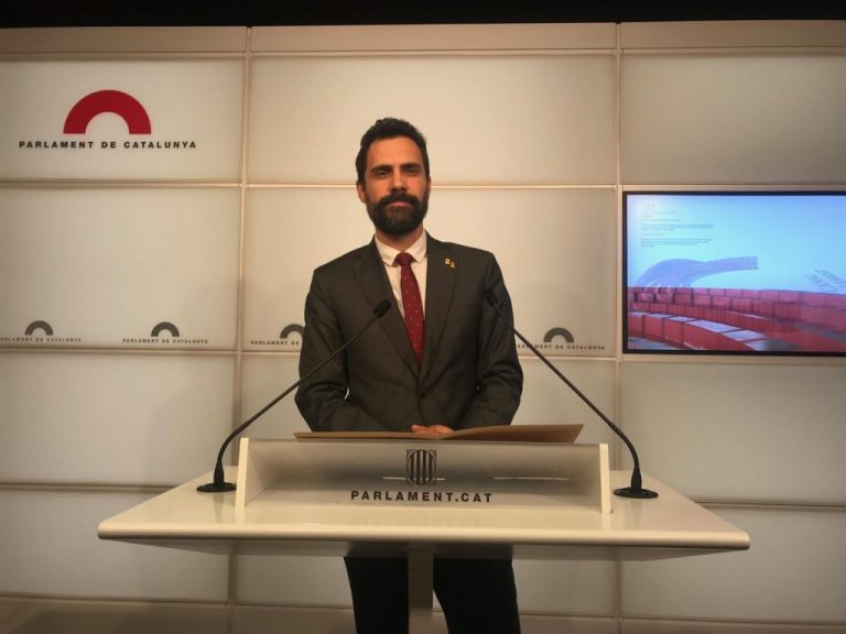 Torrent asumirá las «consecuencias» de la defensa de la autodeterminación