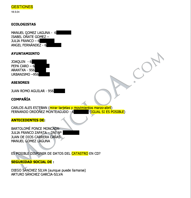 Iberdrola obtuvo información sobre cientos de llamadas gracias a Villarejo 4 Moncloa Iberdrola Villarejo llamadas