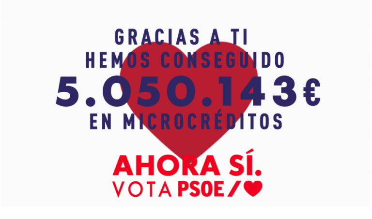 PSOE y Podemos desafían al votante desencantado y arrasan con los microcréditos