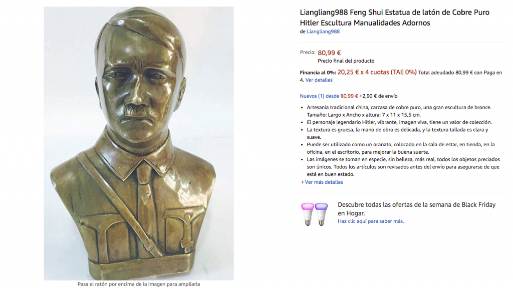 Franco resucita en Amazon: el 'e-commerce' se frota las manos con el fascismo 2 Moncloa Amazon