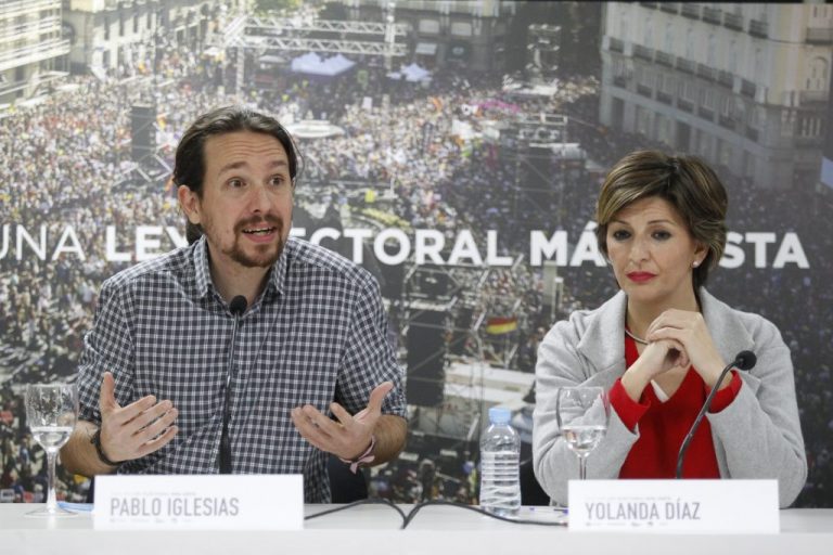 Yolanda Díaz suena como ministra de Trabajo y Pablo Iglesias no lo niega