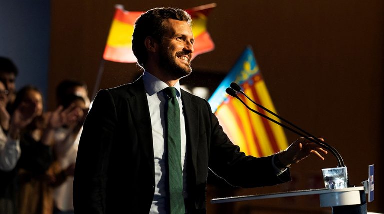 Casado apunta a empate con el PSOE y se distancia de Cs y Vox