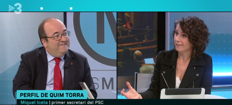 El PSC plantea batalla contra TV3 para recuperar la Generalitat