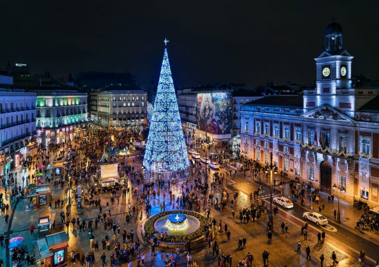 Las ciudades con más gasto en luces de Navidad