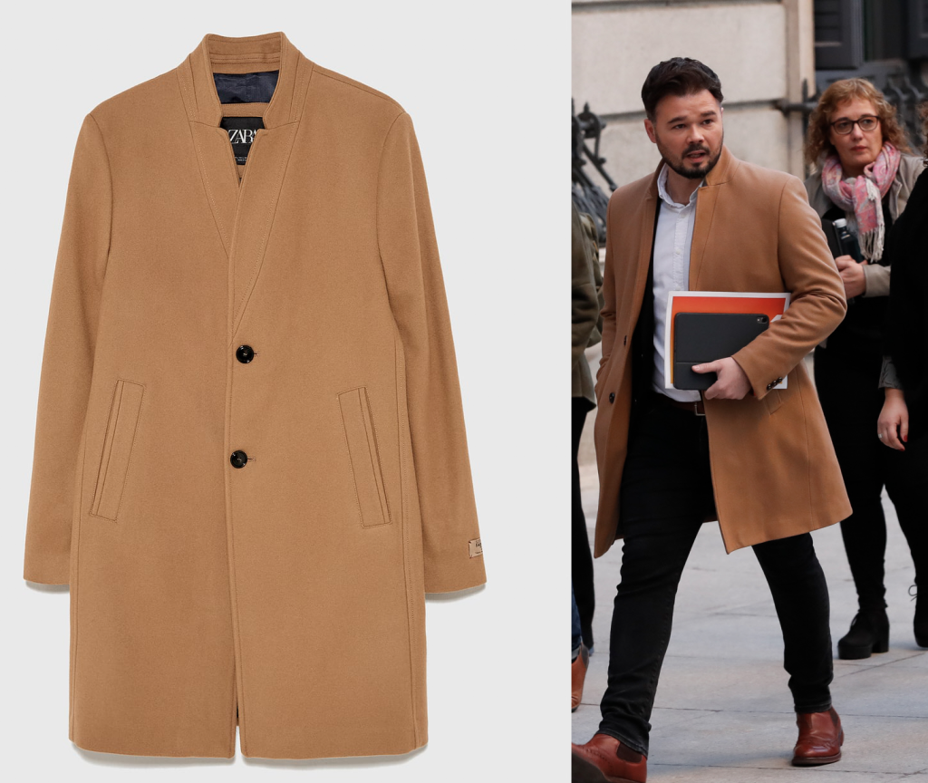 Rufián se rinde a la moda de Amancio Ortega y luce su última tendencia 1 Moncloa Gabriel Rufian