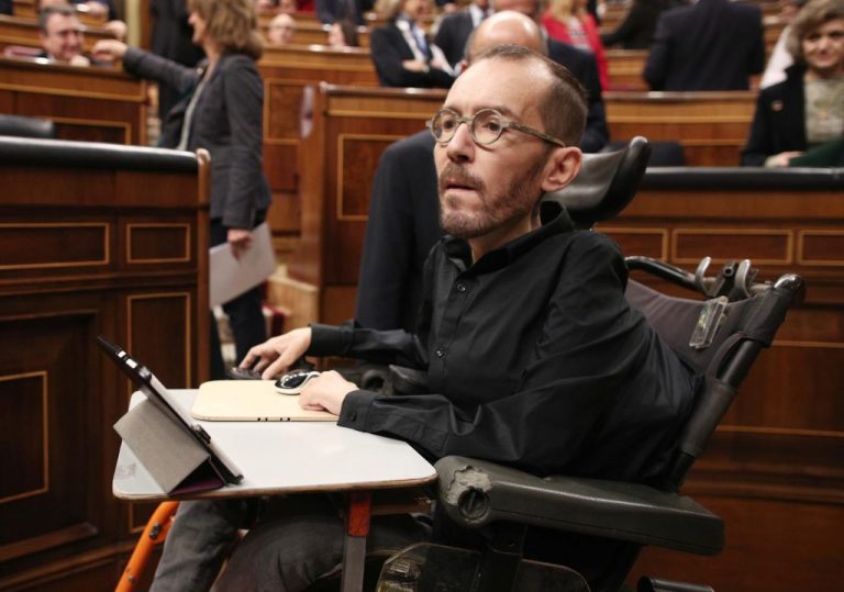 El PP declara la guerra a la «demagogia» sobre la silla de ruedas de Echenique