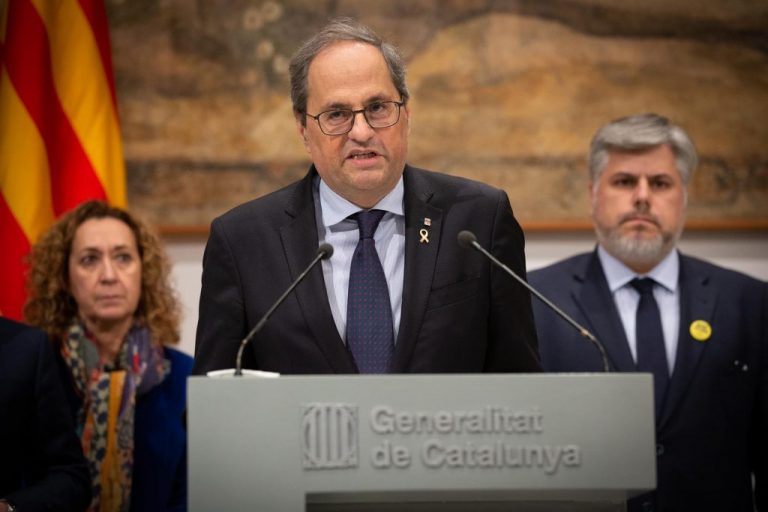 Torra planta cara a la decisión del Supremo: «Soy diputado del Parlament»