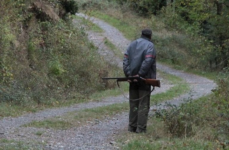 Un cazador, a tiros en una vía pecuaria y con amenazas: «Al final tenemos un disgusto»