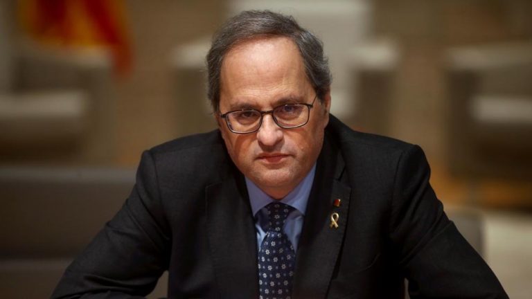 Quim Torra, el president al que le quitan el escaño