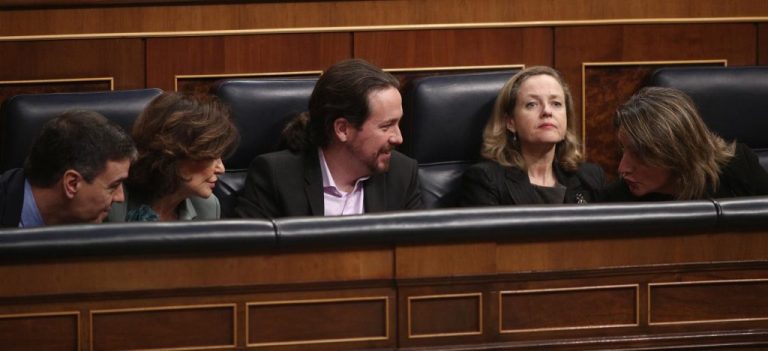 Podemos contradice al PSOE en el Congreso por primera vez en una votación sobre la OTAN