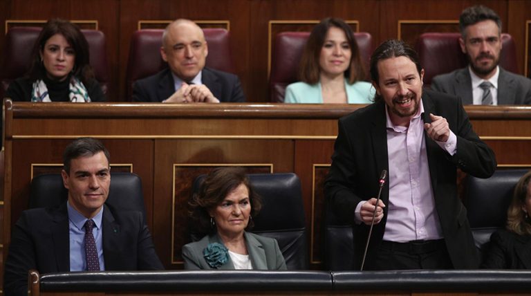 Iglesias acusa a PP y Vox de «descojonarse» mientras se habla de «niñas prostituidas»