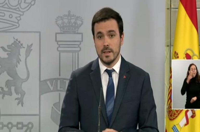 Garzón critica a la derecha por pensar en «rentabilizar un drama en beneficio propio»