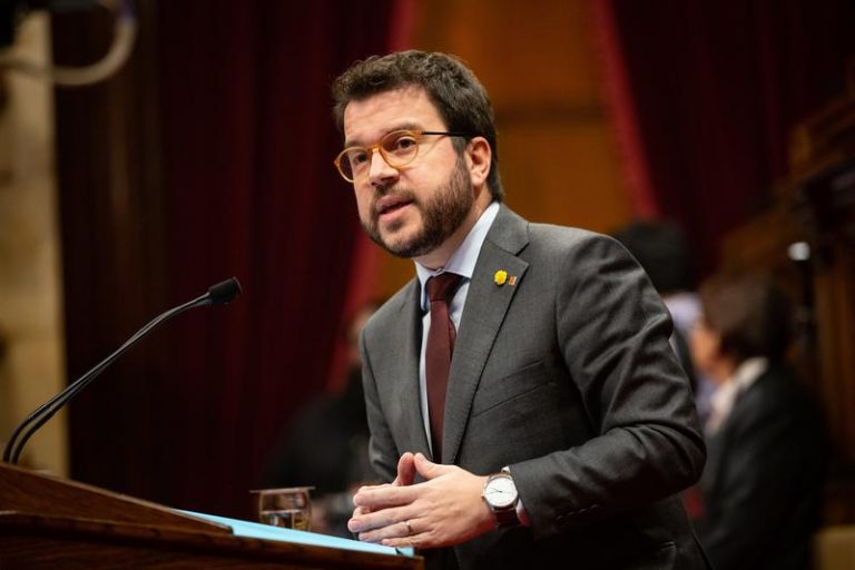 Aragonès pide al Estado que transfiera los recursos de Europa