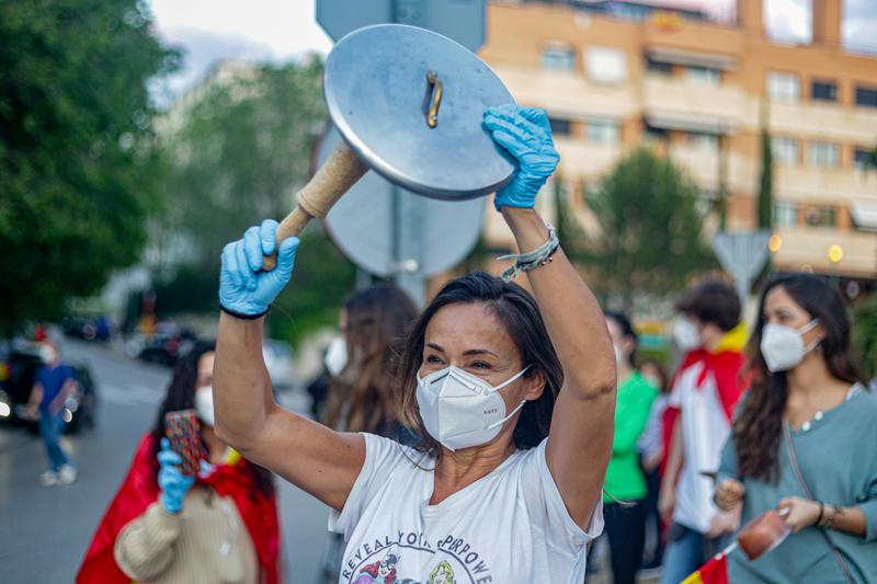 protestas madrid Coronavirus protestas madrid Coronavirus