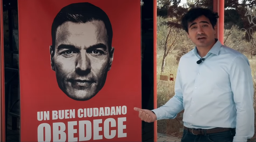 El agitador Alvise Pérez ataca a Sánchez: 