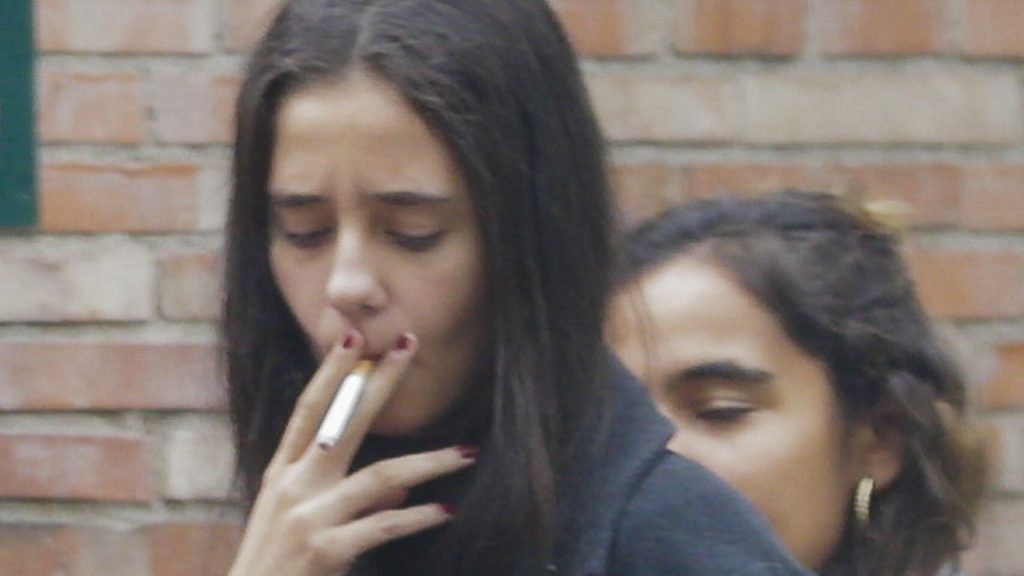 fumando