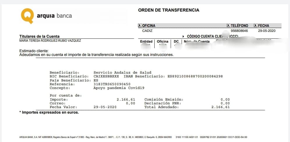 Teresa Rodríguez dona todo su sueldo en dietas durante la cuarentena 1 Moncloa 101402580 3107816302598044 2276574233020596224 o Moncloa