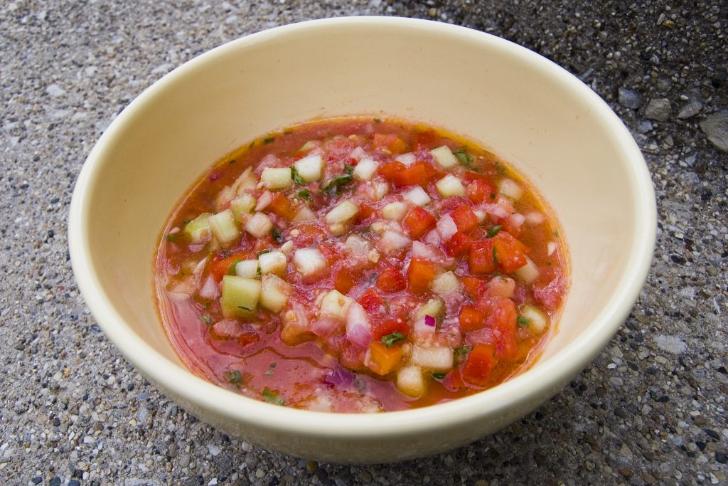 gazpacho acompanado