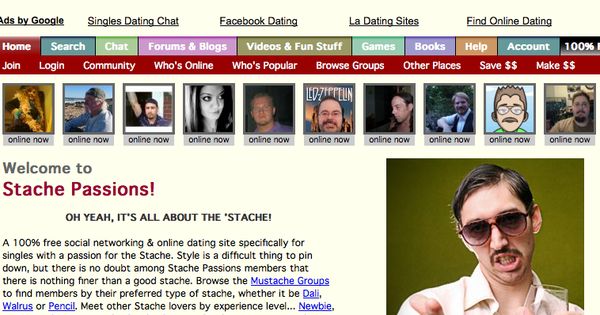 Las redes sociales más raras que no tenías ni idea de que existen 5 Moncloa Stachepassions, redes sociales para bigotudos