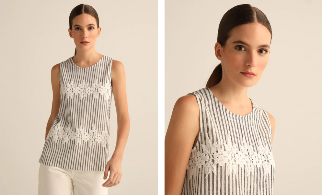 camiseta crochet el corte ingles