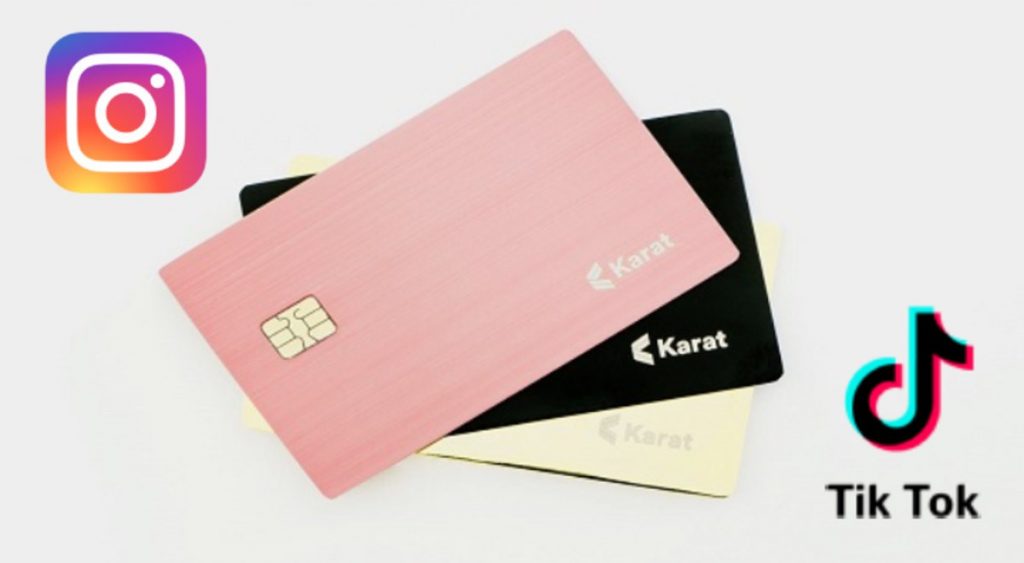 Así es Karat, la tarjeta de crédito que se fija en tus seguidores de TikTok, Instagram y Youtube