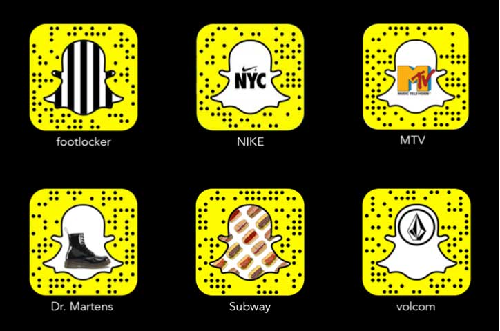 snapcodes-de-empresas