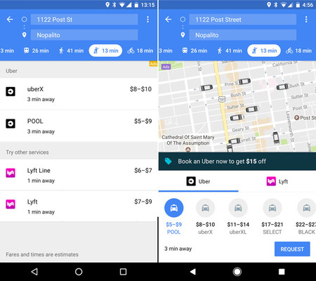 Las novedades de Google Maps que te encantarán cuando salgas de viaje 3 Moncloa Mejoras con Uber
