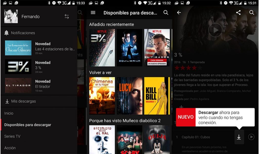 Cómo descargar series y películas de Netflix en tu ordenador 5 Moncloa Descargar desde Netflix