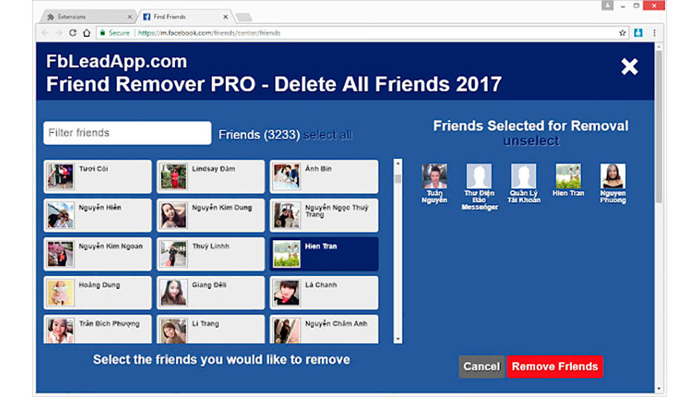 Cómo hacer una 'purga' en Facebook y eliminar 'amigos' de un plumazo 5 Moncloa Eliminar amigos de un plumazo