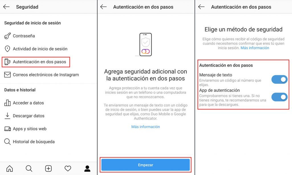 La guía definitiva para configurar tu privacidad en Instagram 8 Moncloa Seguridad en tu cuenta