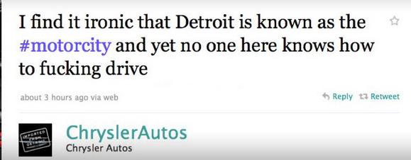 Audi, McDonald's y otras empresas que fracasaron en sus campañas en redes sociales 5 Moncloa El caso de Chysler, otro gigante como Audi