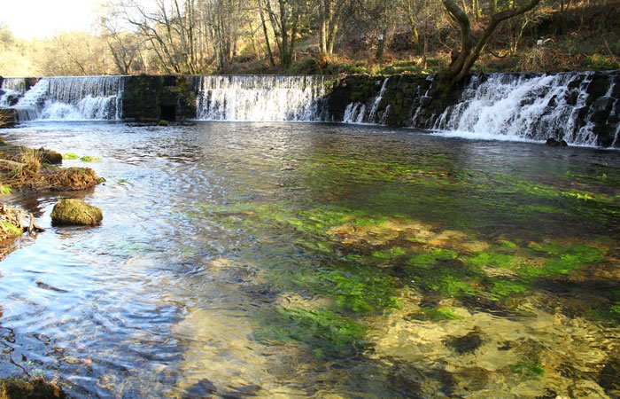 playa fluvial a calzada
