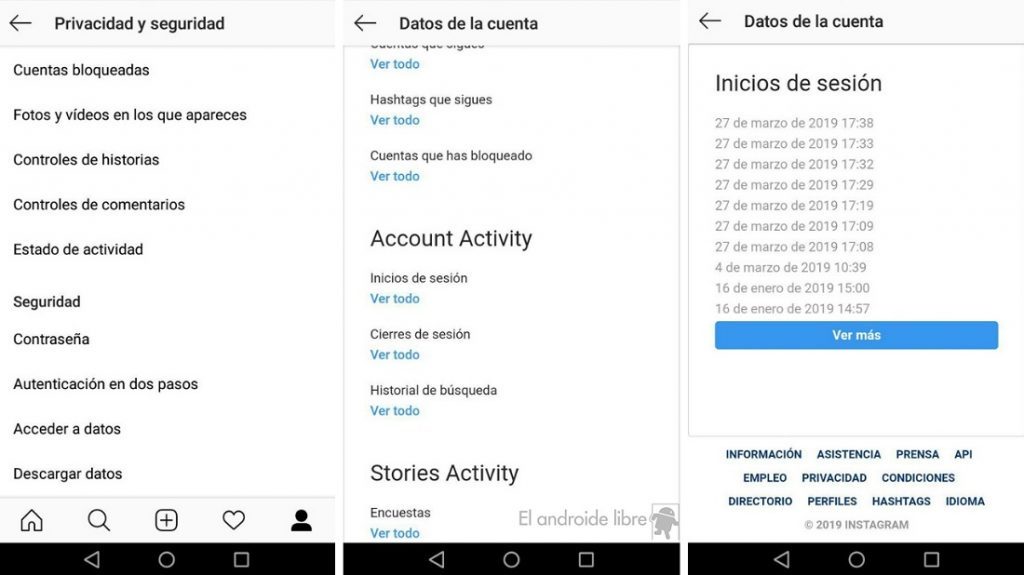Qué hacer si alguien ha entrado en tu cuenta de Instagram 3 Moncloa Algunas medidas de Instagram